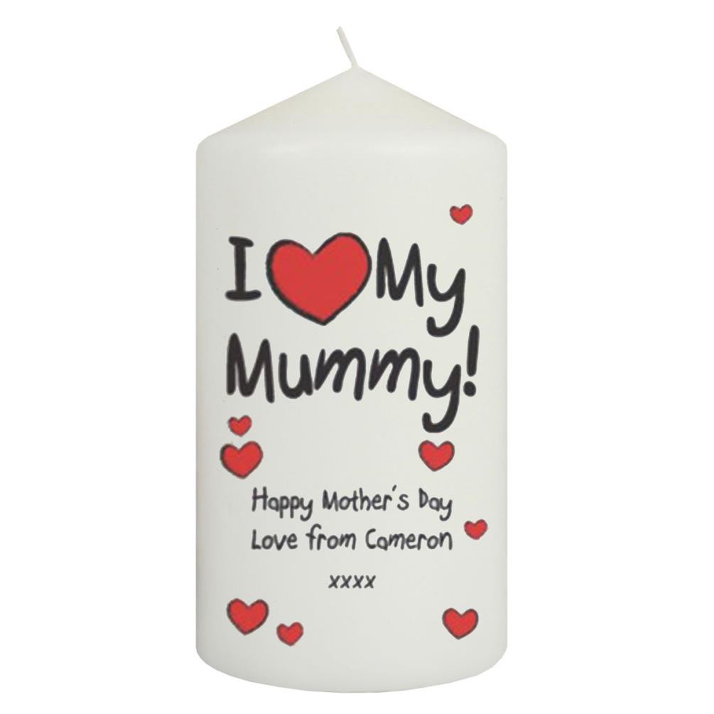 Personalised 'I Heart My' Pillar Candle £11.69